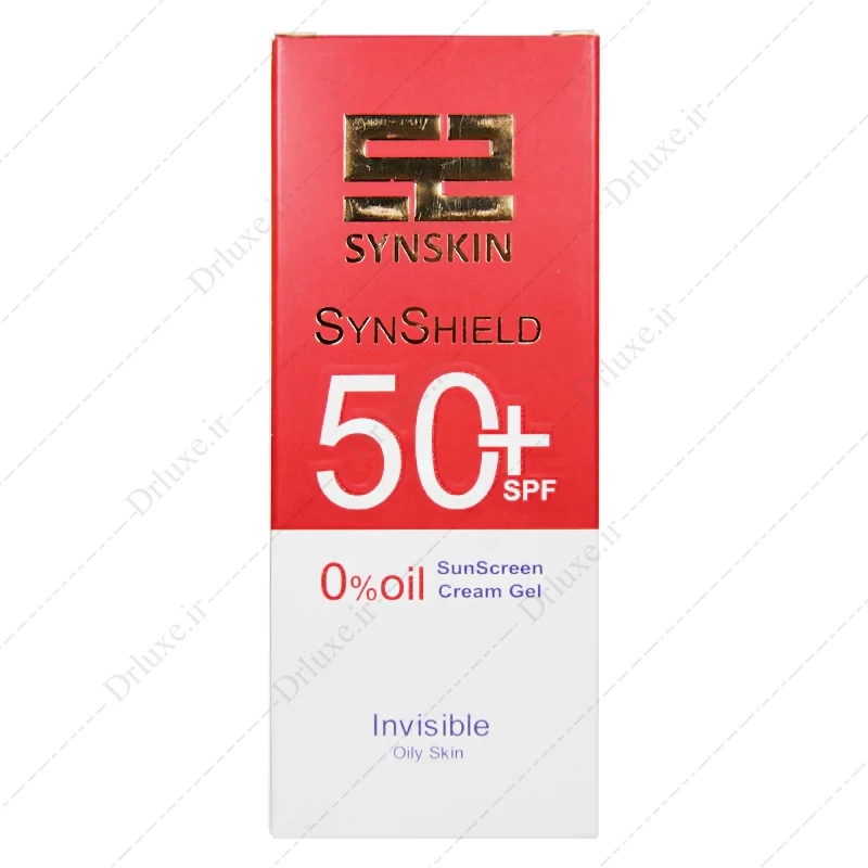 ژل کرم ضد آفتاب SPF50 بی رنگ پوست چرب ساین اسکین